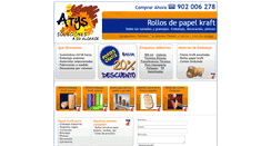 Desktop Screenshot of papelkraft.atys.es