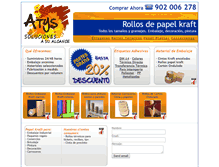 Tablet Screenshot of papelkraft.atys.es