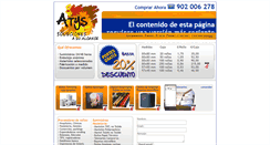 Desktop Screenshot of hosteleria.atys.es